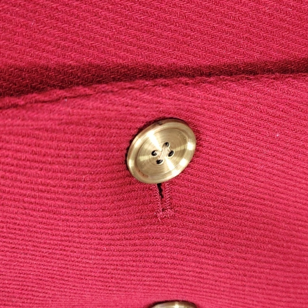 LIZ Claiborne Women's Red Double Breasted Coat - Picture 13 of 15